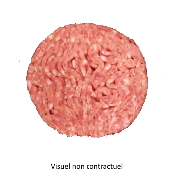 Tendre haché Porc BP rond 110gx8 VPF